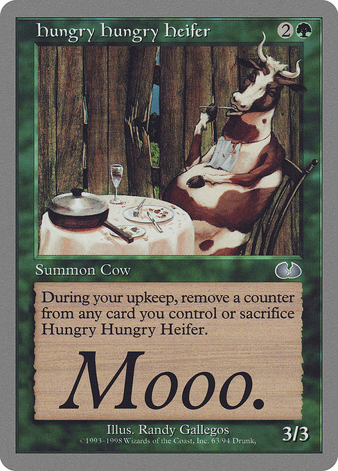 Hungry Hungry Heifer highlighted card art