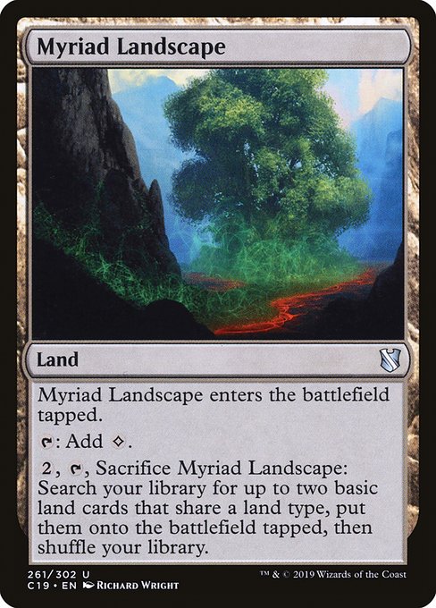 Myriad Landscape from Commander 2019