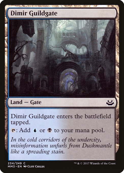 Dimir Guildgate from Modern Masters 2017