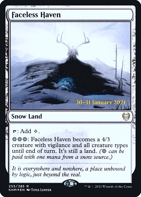 Faceless Haven from Kaldheim Promos