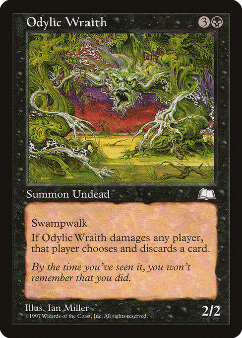 Odylic Wraith highlighted card art