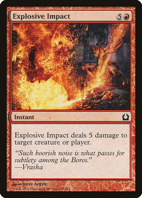 Explosive Impact highlighted card art