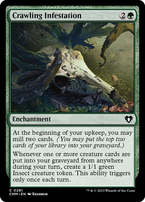 Crawling Infestation highlighted card art