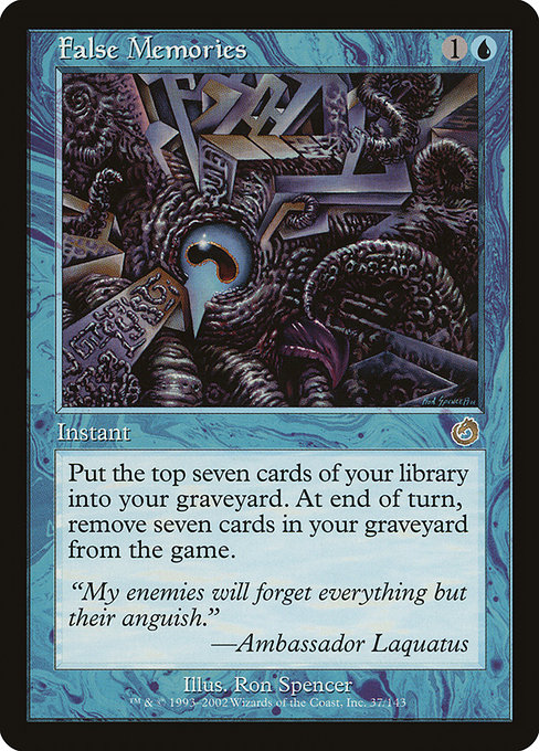 False Memories highlighted card art