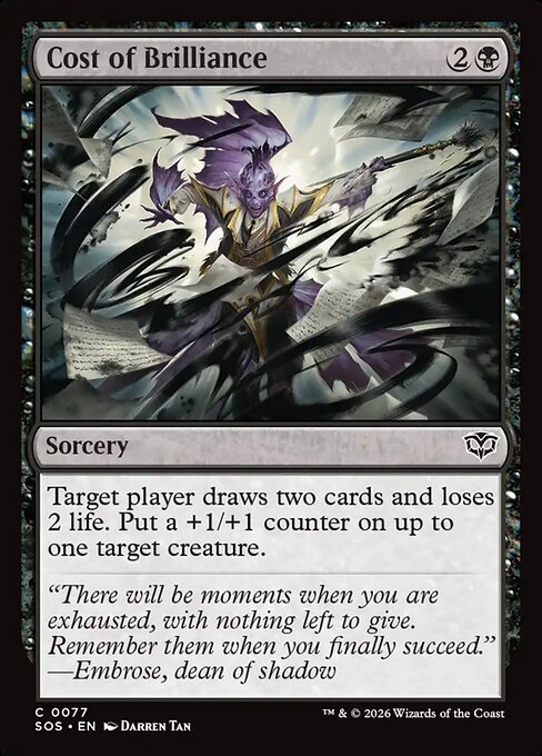 Cost of Brilliance from Secrets of Strixhaven