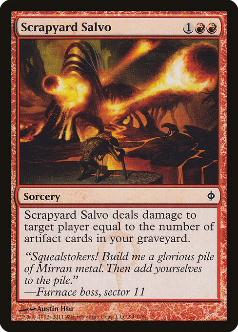 Scrapyard Salvo highlighted card art