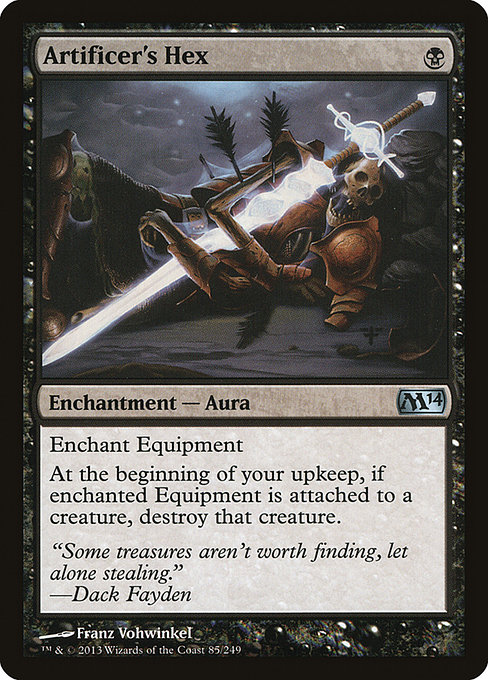 Artificer's Hex highlighted card art