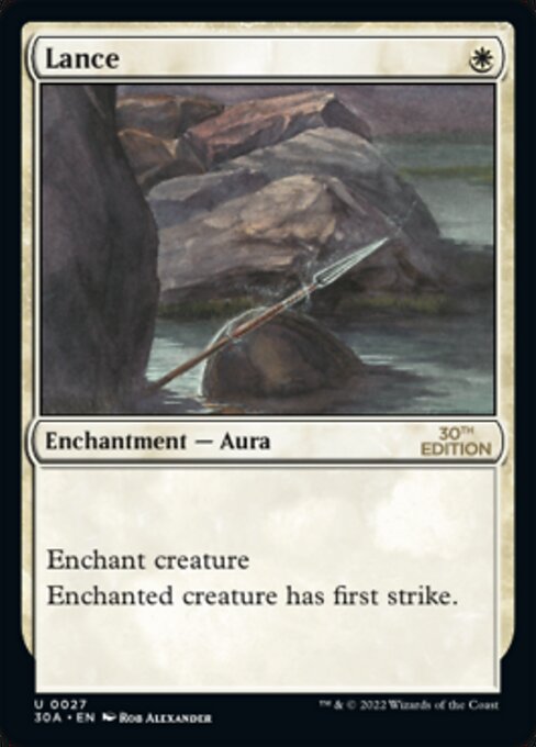 Lance highlighted card art