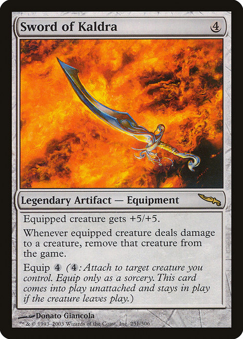 Sword of Kaldra from Mirrodin