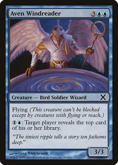 Aven Windreader highlighted card art