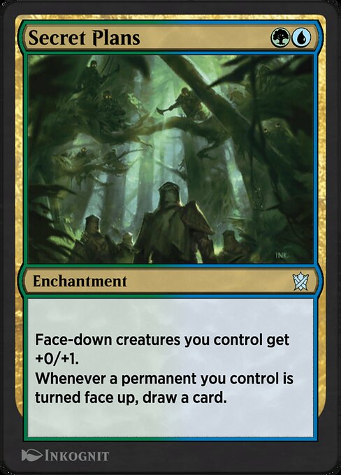 Secret Plans highlighted card art
