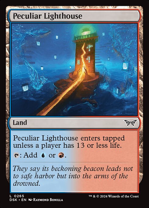 Peculiar Lighthouse highlighted card art