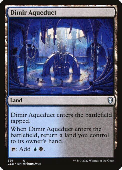 Dimir Aqueduct from Commander Legends: Battle for Baldur's Gate