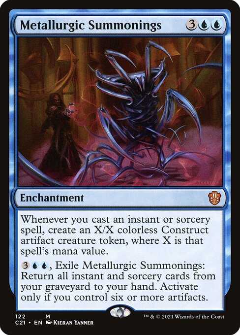 Metallurgic Summonings highlighted card art