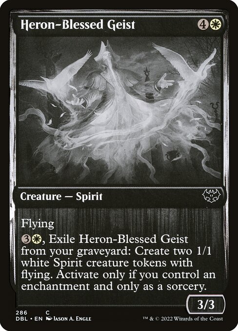 Heron-Blessed Geist highlighted card art