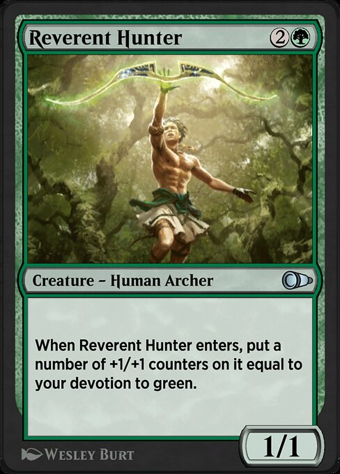 Reverent Hunter highlighted card art