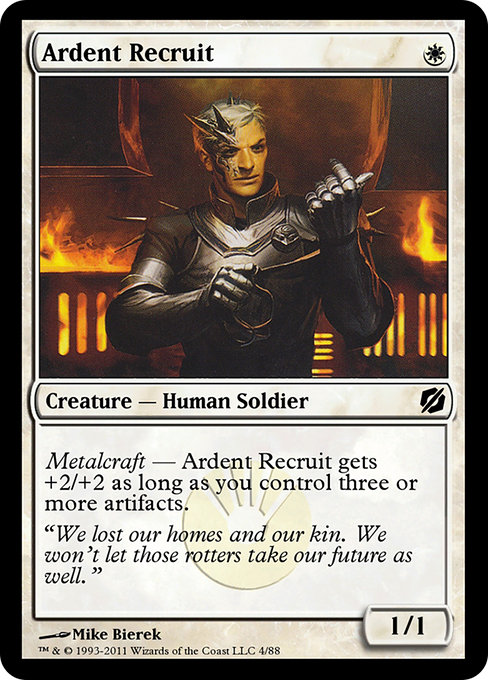 Ardent Recruit highlighted card art
