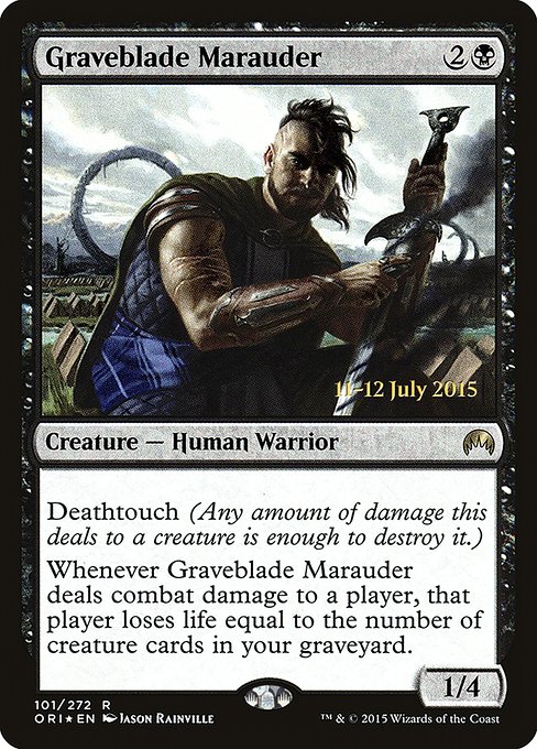 Graveblade Marauder from Magic Origins Promos