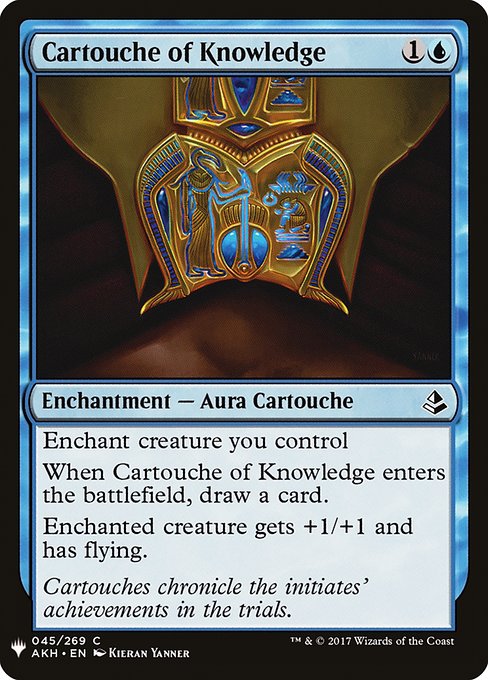 Cartouche of Knowledge from The List