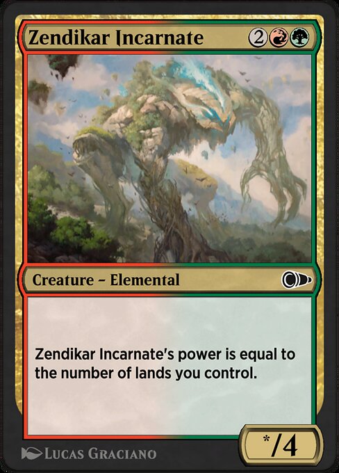 Zendikar Incarnate highlighted card art