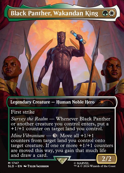 Black Panther, Wakandan King highlighted card art