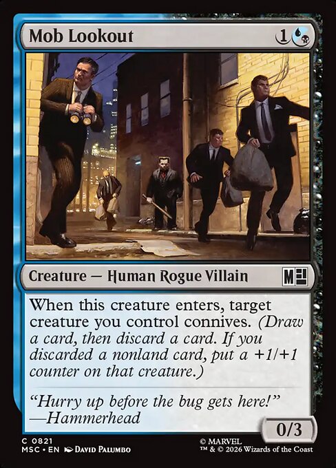 Mob Lookout from Marvel Super Heroes Commander