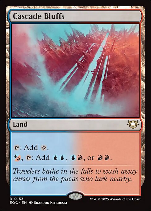 Cascade Bluffs highlighted card art
