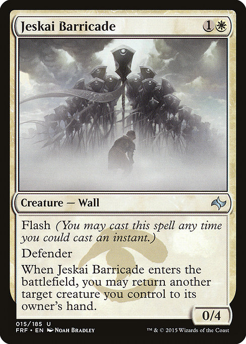 Jeskai Barricade highlighted card art