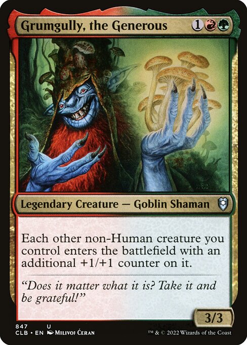 Grumgully, the Generous from Commander Legends: Battle for Baldur's Gate