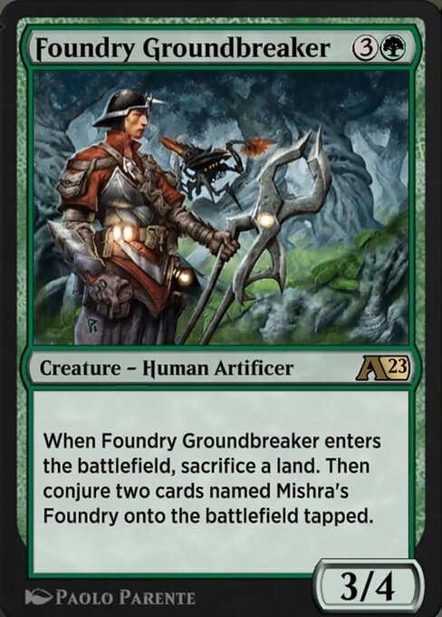 Foundry Groundbreaker highlighted card art