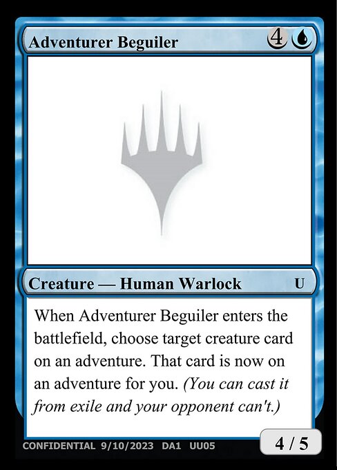 Adventurer Beguiler highlighted card art