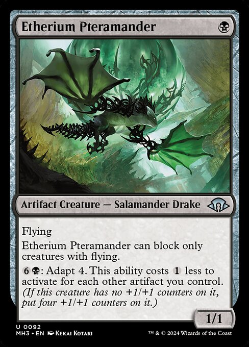 Etherium Pteramander highlighted card art