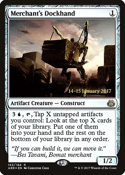 Merchant's Dockhand from Aether Revolt Promos