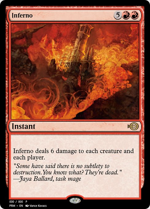 Inferno highlighted card art