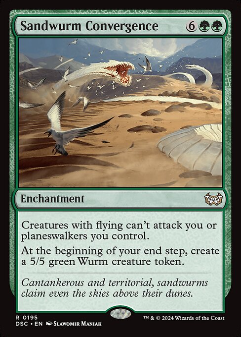 Sandwurm Convergence highlighted card art