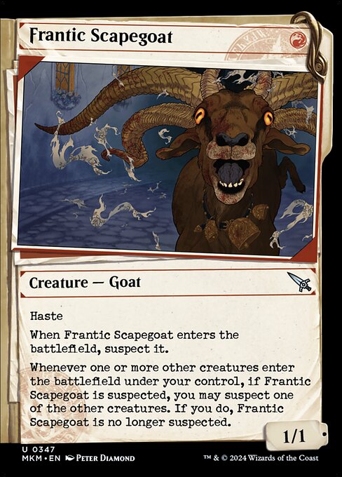 Frantic Scapegoat highlighted card art