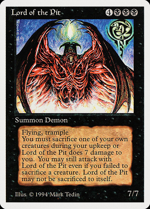 Lord of the Pit from Summer Magic / Edgar