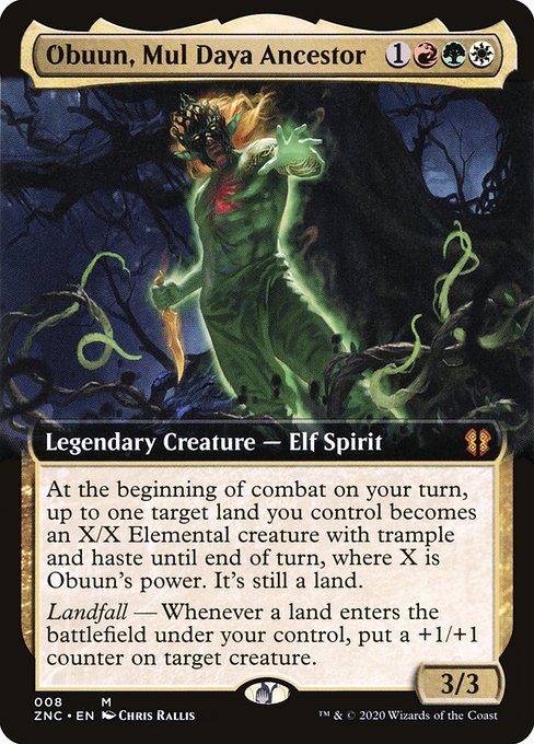 Obuun, Mul Daya Ancestor from Zendikar Rising Commander