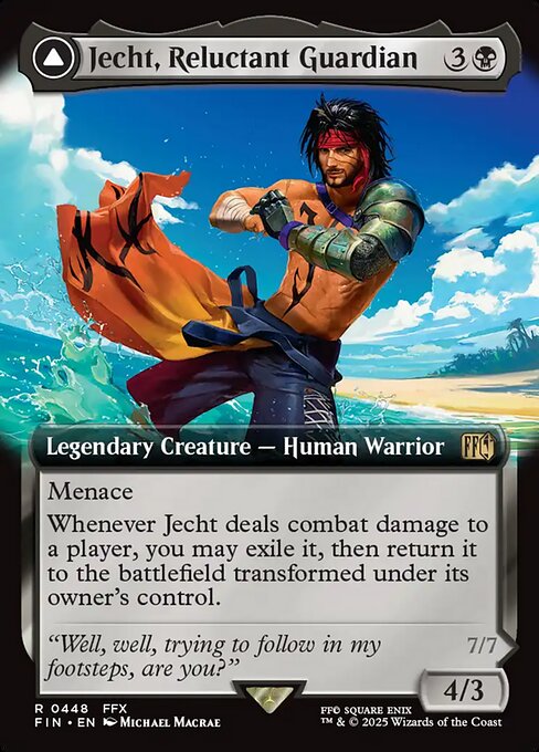 Jecht, Reluctant Guardian // Braska's Final Aeon from Final Fantasy