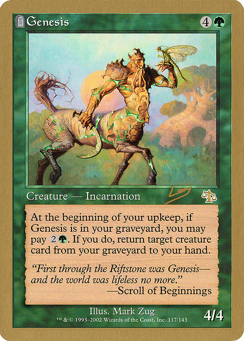 Genesis from World Championship Decks 2002