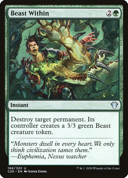 Beast Within from Commander 2020