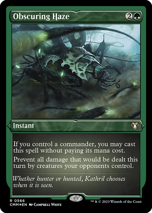 Obscuring Haze from Commander Masters