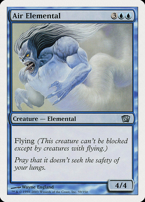Air Elemental from Eighth Edition