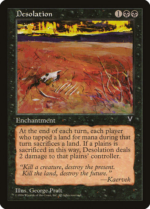 Desolation highlighted card art
