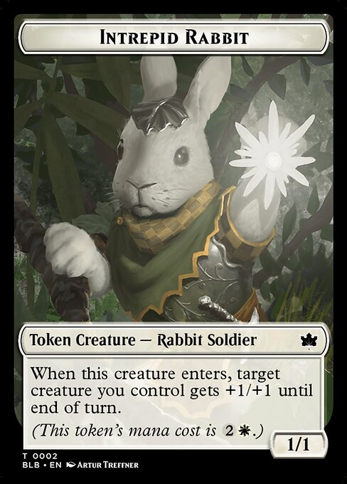 Intrepid Rabbit highlighted card art