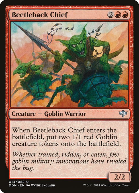 Beetleback Chief from Duel Decks: Speed vs. Cunning