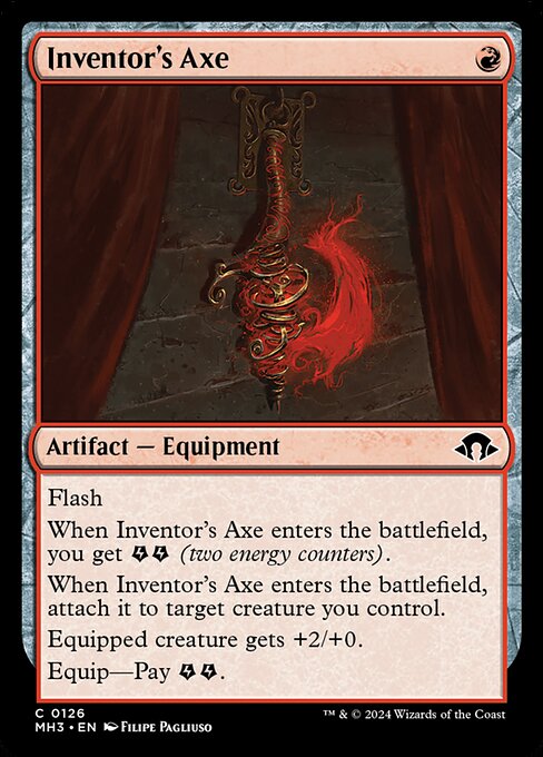 Inventor's Axe highlighted card art