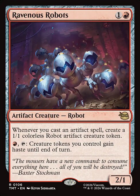 Ravenous Robots from Teenage Mutant Ninja Turtles