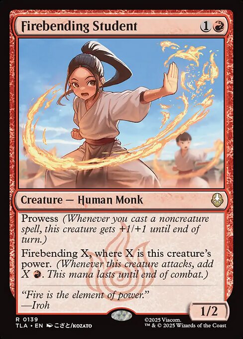 Firebending Student from Avatar: The Last Airbender