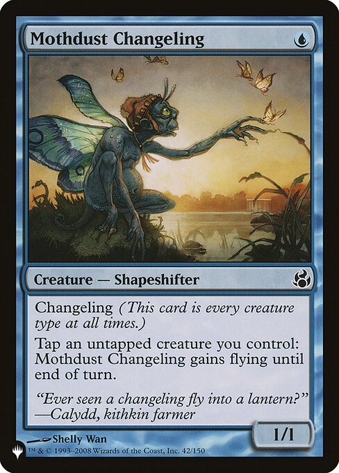 Mothdust Changeling highlighted card art
